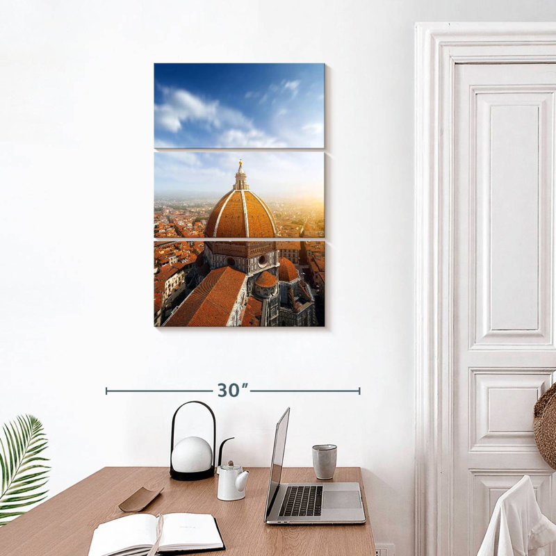 Horizon de la basilique Masam Florence, H 32 po x l 20 po