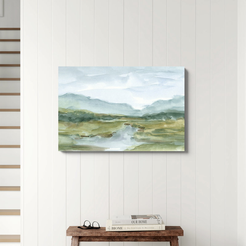 Aquarelle, croquis IV par Ethan Harper - reproduction d'art sur toile tendue, H 24 po x l 36 po, Toile tendue, Sans cadre