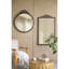 Grand miroir mural antique 27,4 x 47,8 po pour vestibule de salon