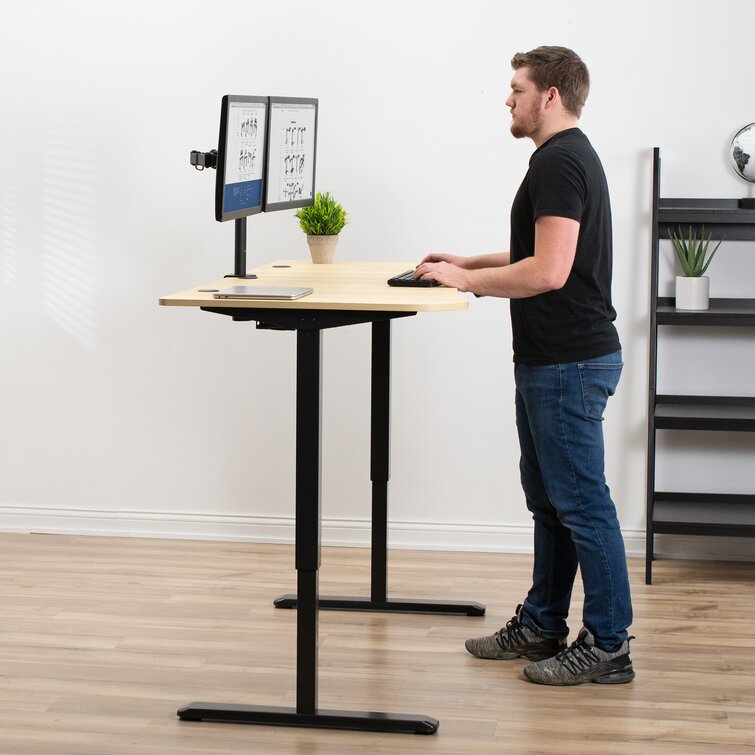 Vivo Electric Height Adjustable Memory Stand Up Desk