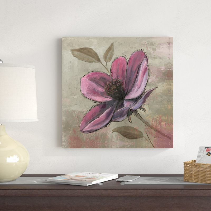 Prune florale III, H 20 po x l 20 po x P 1,25 po