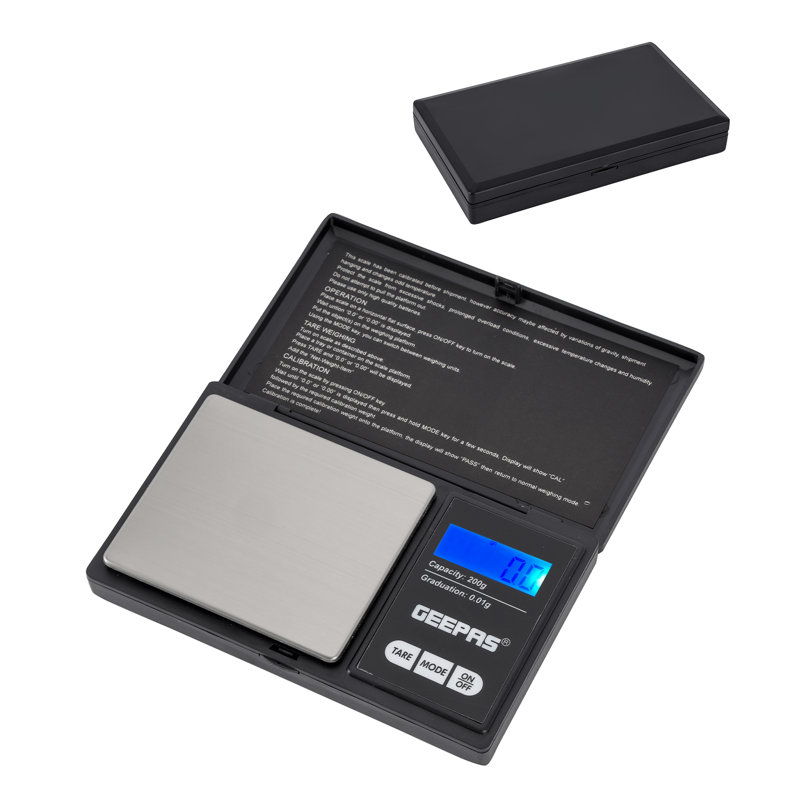 Geepas Portable Digital Scales, 200x0.01 g