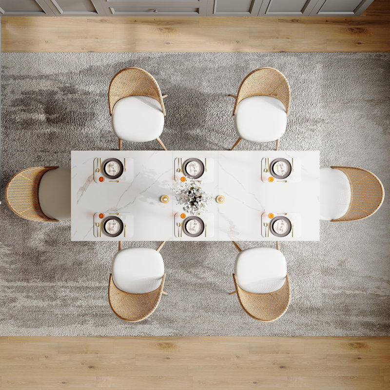 Rectangular Extendable Dining Table