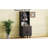 Farmhouse Storage Cabinet With 4 Solid Wood Gourd-Shaped Legs, Modern Kitchen Pantry Cabinet With Adjustable Shelves, 5 Tier Bookshelf With Drawer For Living Room, Black-1601944160
