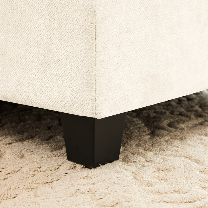 3 - Seat, Modular Sectional , , Chenille Fabric, , Performance, Beige Seats, Pleated, High - resilience sponge