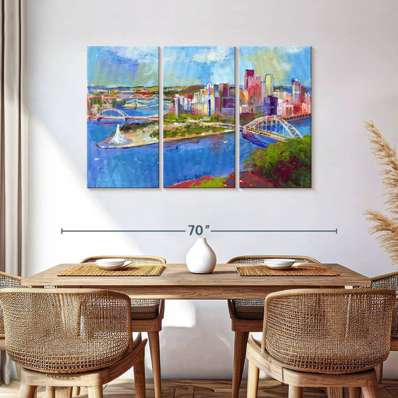 Rorry Pittsburgh, 36" H x 57" W