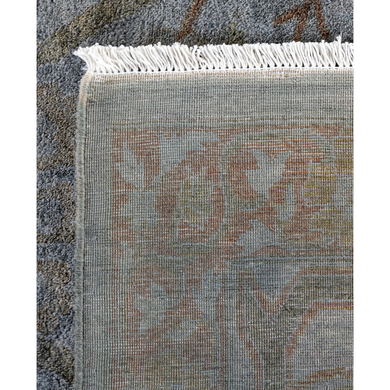 Overdyed One-of-a-Kind 9' 3" X 12' 0" Hand Knotted Area Rug