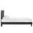 Modway Yasmine Channel Tufted Performance Velvet Platform Bed-146170685-146170687