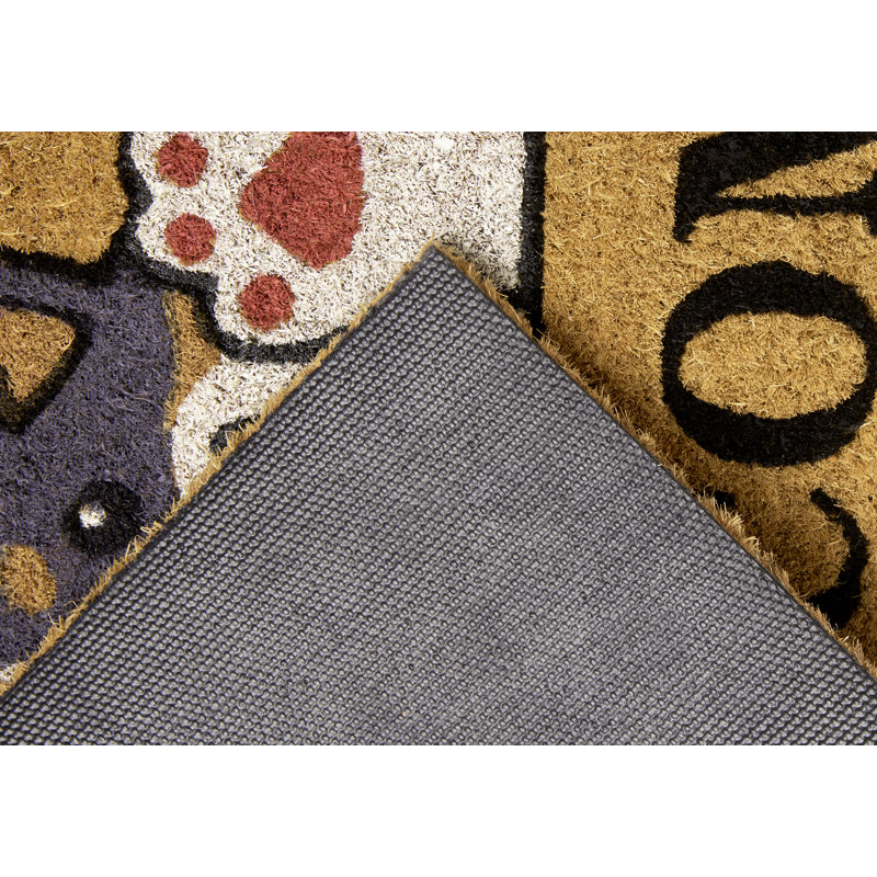 Welcome & Dog Door Mat