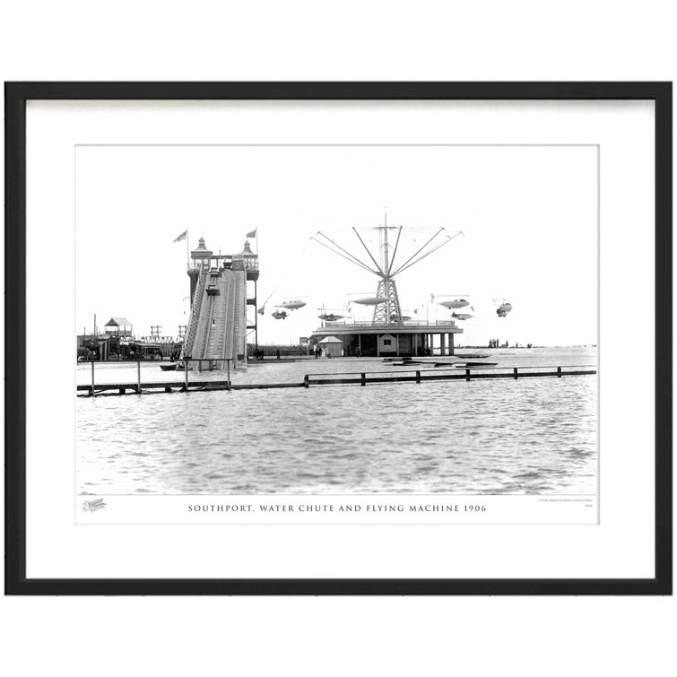 Southport, Water Chute And Flying Machine 1906 by Francis Frith - Single Picture Frame Print