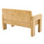 Fauteuil double nordique jaune chenille pour chambre et balcon, lecture confortable avec coins balcon.