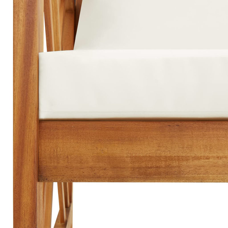 Méridienne 3 pièces Adepeju, 2x bench + Table, Brown