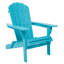 Ensemble de 2 chaises de patio en bois pour l'extérieur Adirondack en bois massif avec grain de bois-513261402