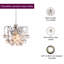 Shannon 1 - Light Chrome Crystal Pendant