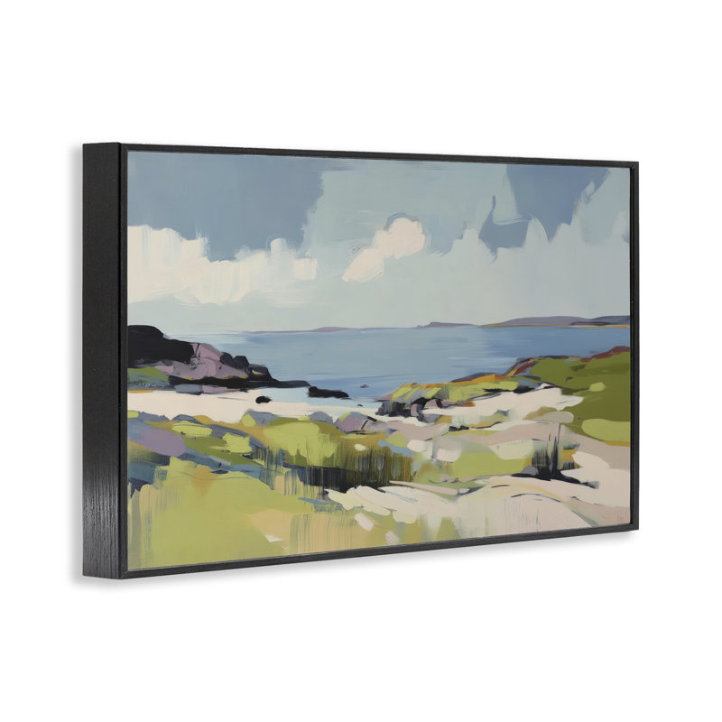 Giclée encadrée, par Elara Yasna, H 12 po x l 18 po, Giclée encadrée noir minuit