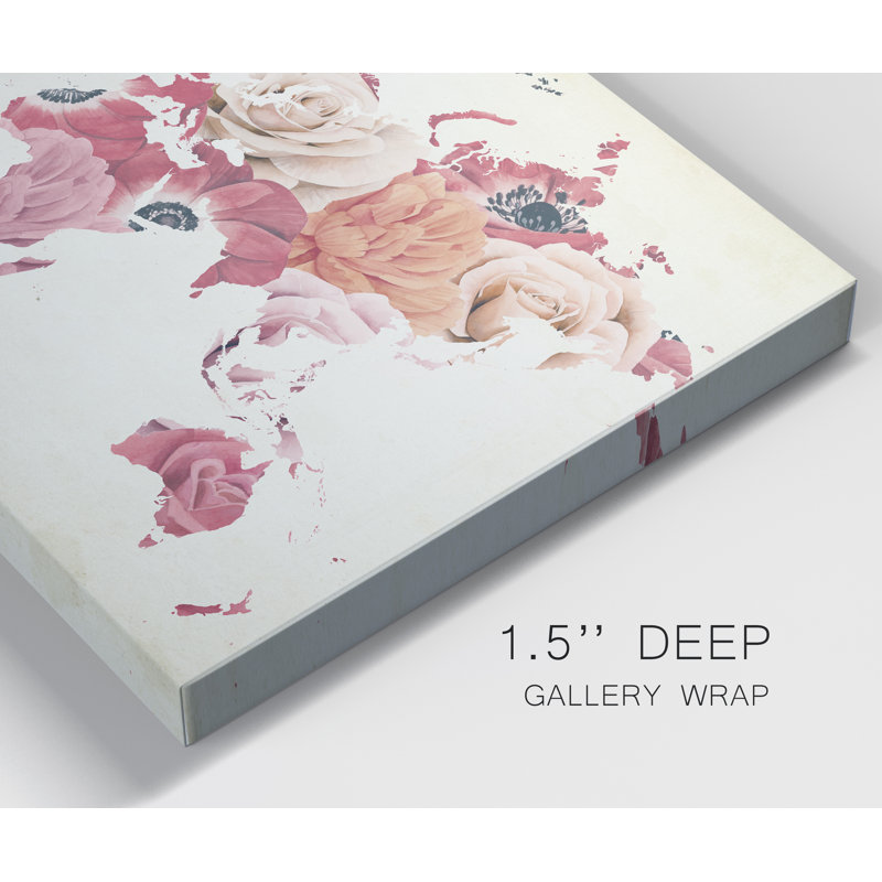 «Earth Laughs in Flowers», reproduction d'art sur toile, H 48 po x l 32 po x P 1 po