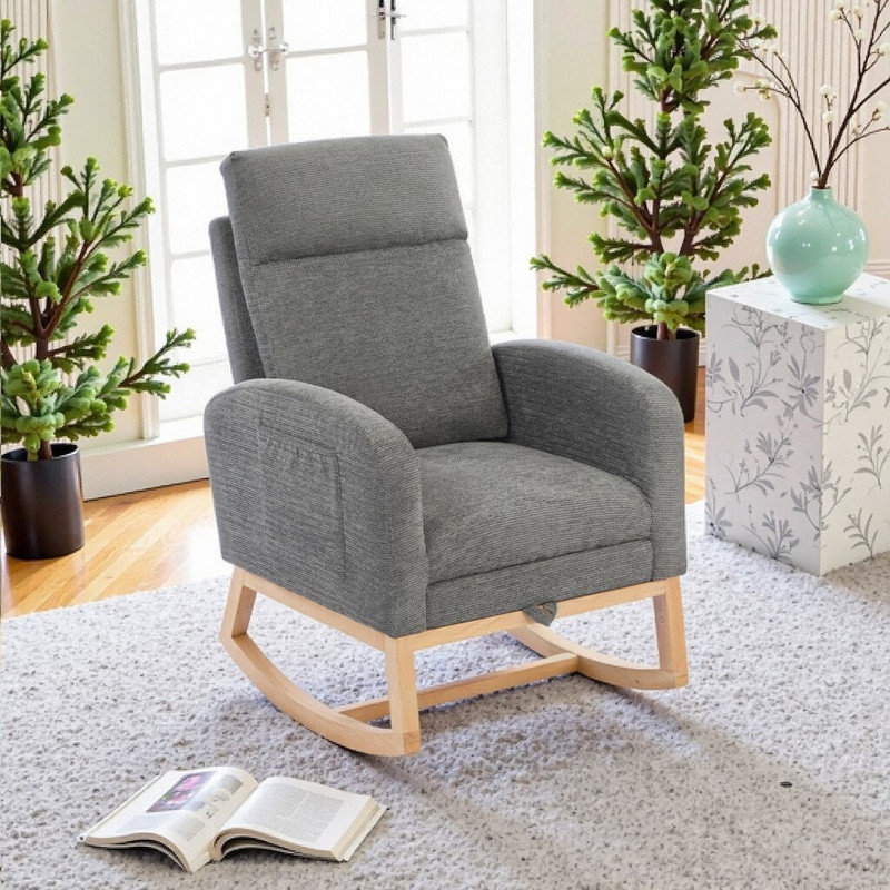 Chaise berçante Accent, Gris