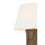 Damson 26" Table Lamp in Tobacco Stoneware with Linen Shade
