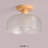 Ajub Glass Semi Flush Mount