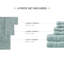 Plume 100% Cotton Feather Touch Antimicrobial Towel 6 Piece Set-60632227