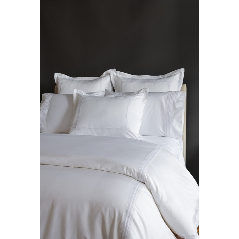 Madeira Sateen Flat Sheet, White, King Flat Sheet