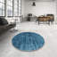 Tapis contemporain bleu foncé-1548503547