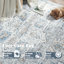 Tapis d'intérieur lavable Norajah Chenille Mashine-724164043