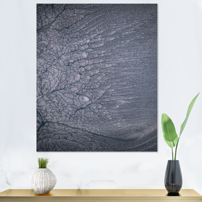 «Dramatic Gray», reproduction sur toile, Toile tendue, H 16 po x l 32 po x P 1 po