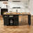 Kitchen Island With Extendable Dining Table-1873127171