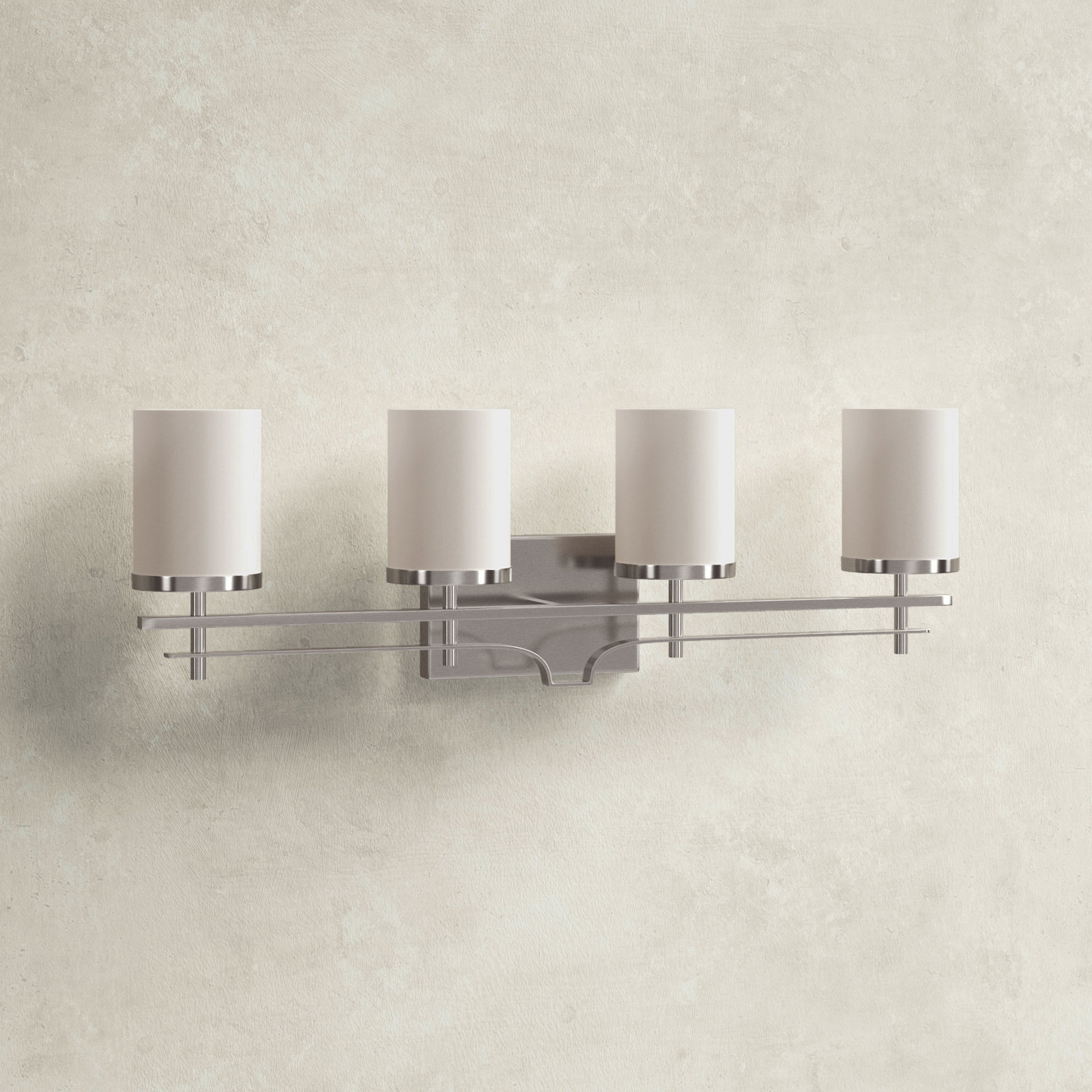Aalin 4-Light Bath Sconce, Satin Nickel