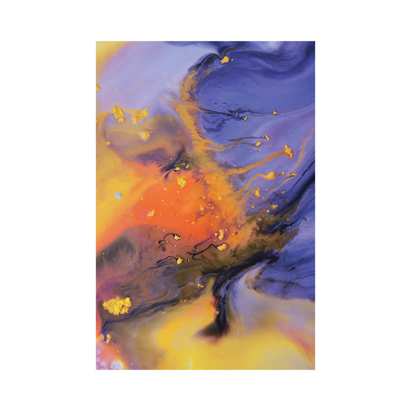 Liquid Series VIII 1 Piece Wrapped Canvas Painting, 45.72cm H x 30.48cm W x 1.905cm D