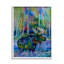 Vibrant Moose Birch Trees Natation Splashing Lake par MB Cunningham - peinture-70552322-70552312