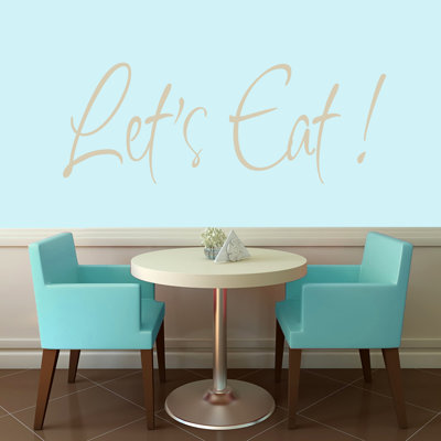 Adhésif décoratif «Let's Eat»