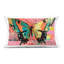 Coussin décoratif rétro imprimé sépia papillon, design par Petal Prints Design-121373646