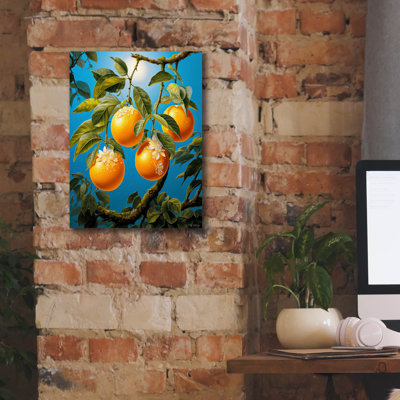 «Epic Graffiti» «Orange» par Momart, art mural sur toile