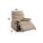 Arcadia Beige Woven Fabric Motion Recliner-1497859260