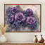 Lavande, pivoines sur le versant rocheux I - pivoines, art mural-855053444-855053447