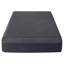 Matelas simple de 11 po avec mousse de gel de thé, gris, méthode d'expédition et de manipulation Matelas en mousse viscoélastique de 11 po, déroulant indolore-1476549853