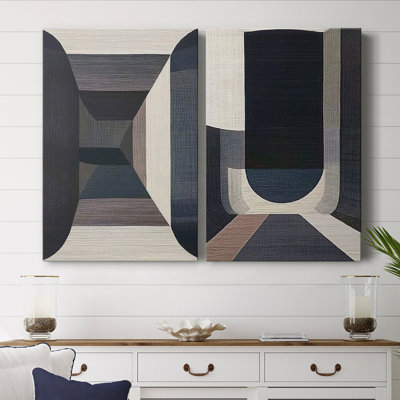 ABSTRACT Series DCL XXV - Toile tendue avec châssis de qualité supérieure - Prêt à être accroché