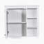Armoire de rangement pour salle de bain 30x28inch avec miroir et 3 tablettes ouvertes-598582962