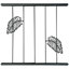 Arche de jardin en métal avec portes Arbor Trellis