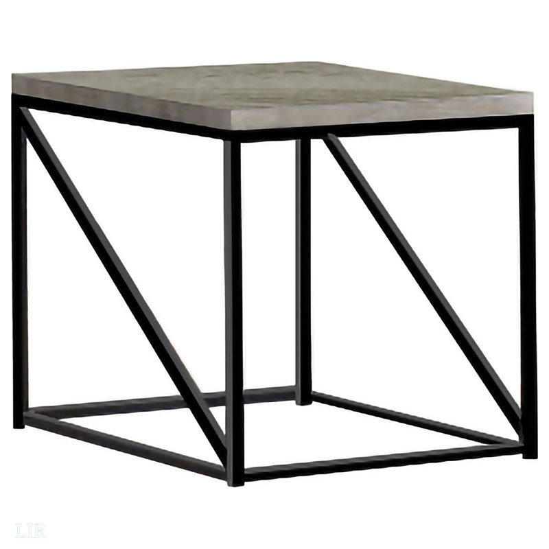 Sonoma Grey Square End Table