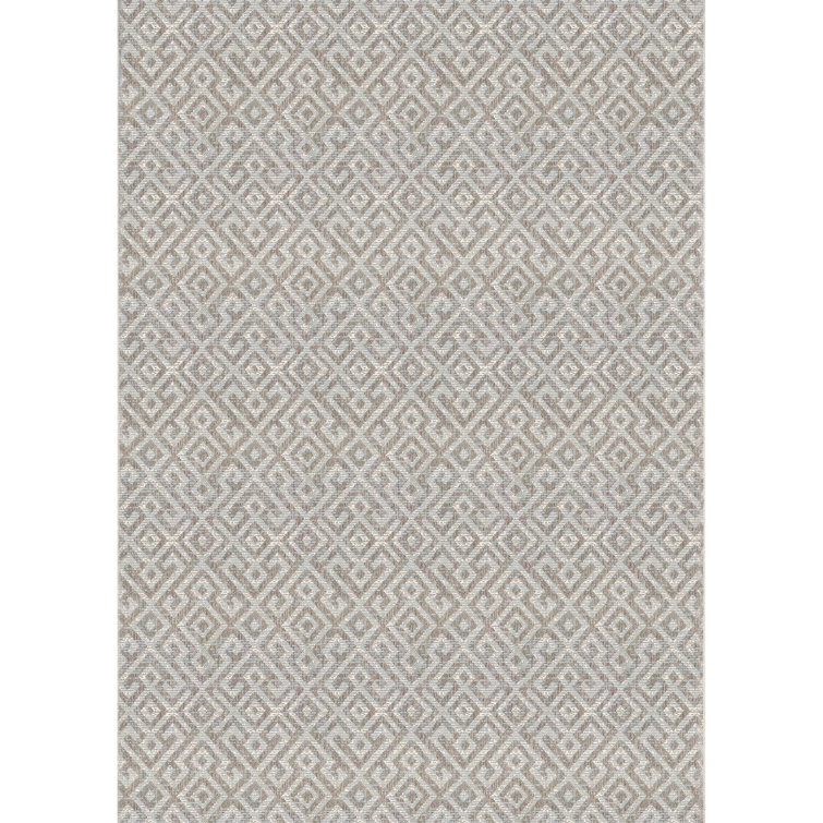Tapis moka à motif géométrique Caleigha