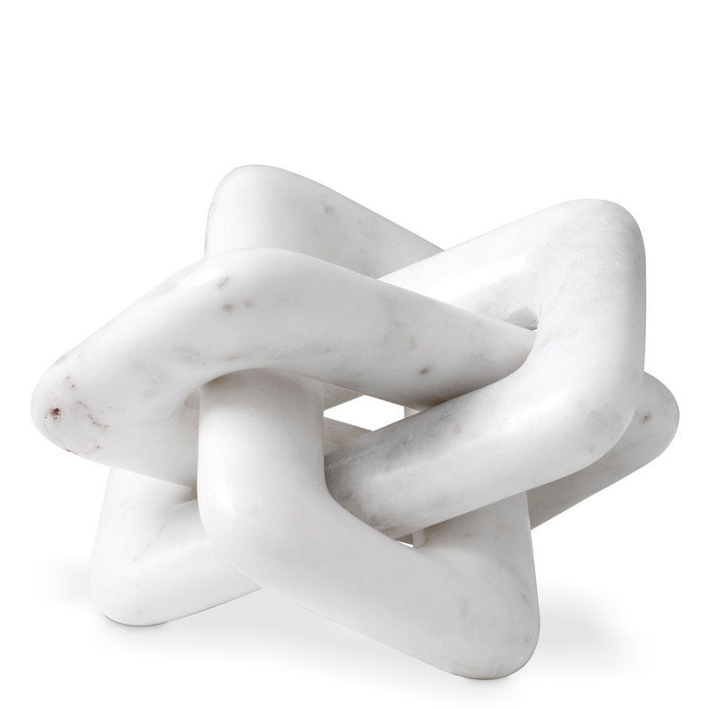 Eras Marble Figurine / Sculpture, White