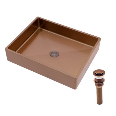19“ x 15" Stainless Steel Bathroom Sinks