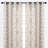 Branca Polyester Damask Semi Sheer Grommet Curtain Panel Set-1209475015-1209475014
