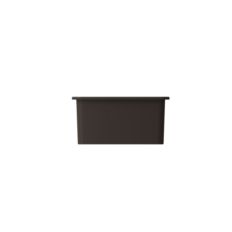 26.75'' L Kitchen Sink, Matte Brown