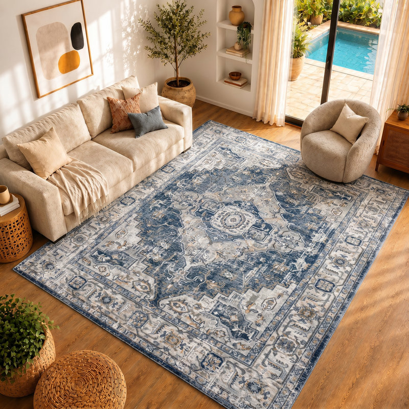 Oriental Area Rug, Rectangle 200 x 275 cm