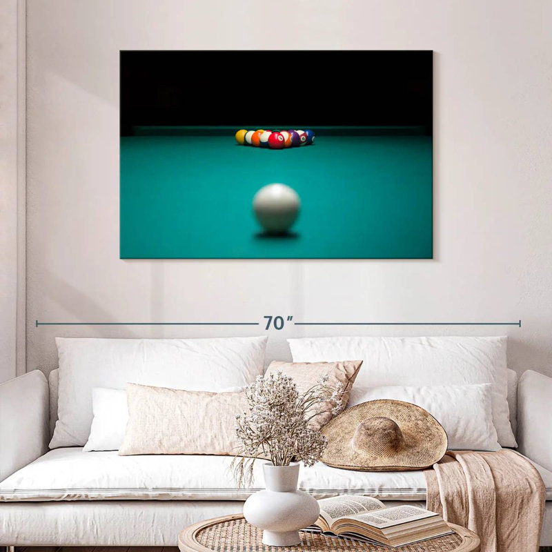 Table de billard Senne, H 30 po x l 45 po