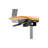 Backed Adjustable Height Ergonomic Industrial Stool Footring